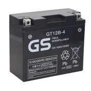 バイク用バッテリー 電解液注入済 GT12B-4 台湾GS