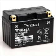 バイク用バッテリー 電解液注入済 YT12A-BS 台湾ユアサ