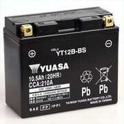 バイク用バッテリー 電解液注入済 YT12B-BS 台湾ユアサ