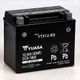 バイク用バッテリー 電解液注入済 YTX12-BS 台湾ユアサ