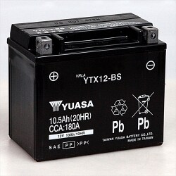 ヨドバシ.com - 台湾YUASA YTX12-BS 台湾ユアサ [バイク用バッテリー 