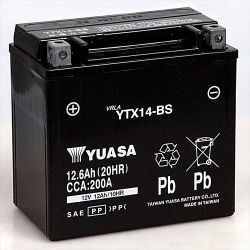 ヨドバシ.com - 台湾YUASA YTX14-BS 台湾ユアサ [バイク用バッテリー 