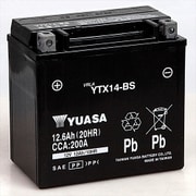 バイク用バッテリー 電解液注入済 YTX14-BS 台湾ユアサ