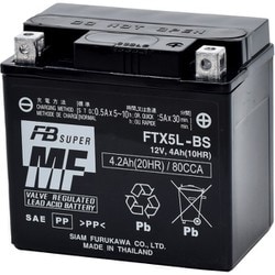 ヨドバシ.com - 古河電池 FTX5L-BS [バイク用バッテリー C 電解液注入
