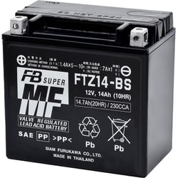 ヨドバシ.com - 古河電池 FTZ14-BS [バイク用バッテリー L 電解液注入 
