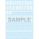 CNDN-WH [CNDデカール ナンバー ホワイト 1枚入]
