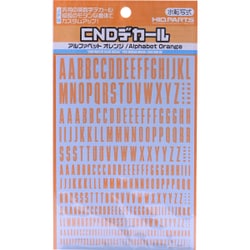 CNDA-OR [CNDデカール アルファベット オレンジ 1枚入]