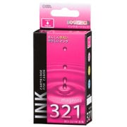 互換インクカートリッジ キヤノン BCI-321M マゼンタ(染料) INK-C321B-M