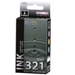 ヨドバシ.com - オーム電機 OHM INK-C321B-BK [キヤノン 互換インク