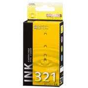 互換インクカートリッジ キヤノン BCI-321Y イエロー(染料) INK-C321B-Y