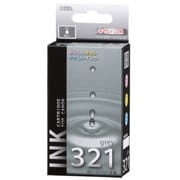 互換インクカートリッジ キヤノン BCI-321GY グレー(染料) INK-C321B-GY