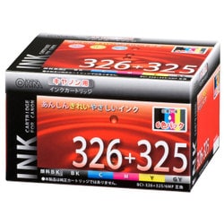 ヨドバシ.com - オーム電機 OHM INK-C326+325-6PNB [キヤノン互換