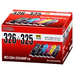 ヨドバシ.com - オーム電機 OHM 汎用インク キヤノン 326+325