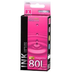 互換インクカートリッジ エプソン ICM80L マゼンタ（染料） 増量タイプ INK-E80LB-M