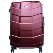 スーツケース ハード/ファスナー 旅行日数目安:9日前後 90L TSAロック搭載 バーガンディー DC-0735-70