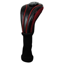 TOHC-6553 [ヘッドカバー ユーティリティ用 ワッペン付き ブラック×レッド]