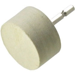 NFF50 [φ50×25×6.35 インパクト用 軸付フェルトホイール 6.35mm軸]