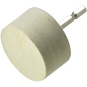 NFF50 [φ50×25×6.35 インパクト用 軸付フェルトホイール 6.35mm軸]