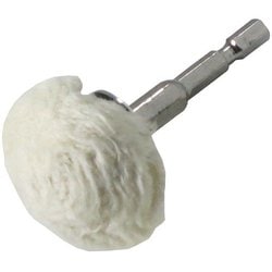 KBF50N [φ50×20×6.35 インパクト用 軸付きのこ羽布 6.35mm軸]