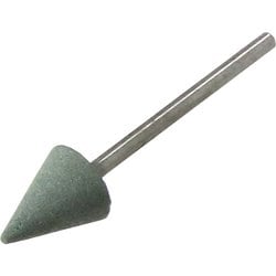GC13T [φ13×16×3 #120 軸付砥石 GC 緑 三角型 3mm軸]