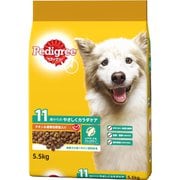 ペディグリー ドライ チキン＆緑黄色野菜入り [犬用 ドライフード 5.5kg  11歳～ 総合栄養食]