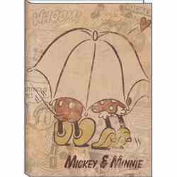 ヨドバシ Com デルフィーノ Dz ディズニー 16年9月始まり B6サイズ手帳 ビンテージ 布カバー ミッキー ミニー 傘 コミック 通販 全品無料配達