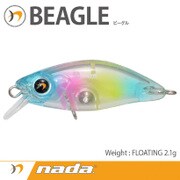 nada. BEAGLE (F) クリアキャンディー [ミノー]