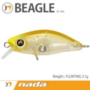 nada. BEAGLE (F) クリアチャートバック [ミノー]