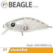 nada. BEAGLE (SS) クリアグローストライプ [ミノー]