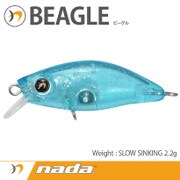 nada. BEAGLE (SS) クリアブルーシルバーグリッター [ミノー]