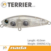 nada. TERRIER (SS) クリアゴールドグリッター [ペンシルベイト]