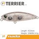 nada. TERRIER (SS) クリアレッドグリッター [ペンシルベイト]