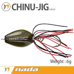 nada. CHINU JIG 6g ウォーターメロン [ラバージグ]