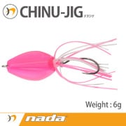 nada. CHINU JIG 6g パールピンク [ラバージグ]