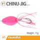 nada. CHINU JIG 11g パールピンク [ラバージグ]