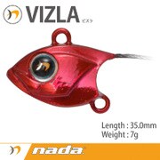 nada. VIZLA 7g フルレッド [スピナー]