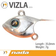 nada. VIZLA 7g グローバックオレンジ [スピナー]