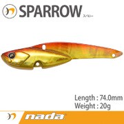 nada. SPARROW 20g アカキン [バイブレーション]
