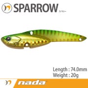 nada. SPARROW 20g グリーンゴールド [バイブレーション]
