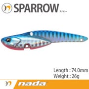 nada. SPARROW 26g ブルーピンク [バイブレーション]