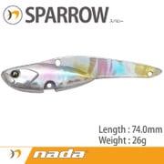 nada. SPARROW 26g レインボー [バイブレーション]