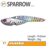 nada. SPARROW 26g シルバーギーゴ [バイブレーション]