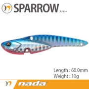nada. SPARROW 10g ブルーピンク [バイブレーション]