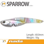 nada. SPARROW 10g レインボー [バイブレーション]