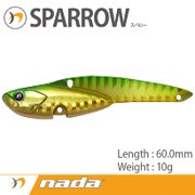 nada. SPARROW 10g グリーンゴールド [バイブレーション]