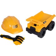 CAT C80961 コンストラクションクルー なりきりセット ヘルメット＆ショベル＆レイク ダンプトラック