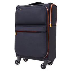 スーツケース 旅行日数目安：1～2泊 28L 機内持ち込み可 軽量ソフトキャリー ブラック 4043-49BK