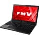 LIFEBOOK AH47/W 15.6型ワイド/Core i7/メモリ8GB/SSD256GB/DVDスーパーマルチドライブ/Windows 10 Home 64ビット/Microsoft Office Home and Business Premium プラス Office 365 サービス/シャイニーブラック FMVA47WBC