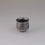 結晶銀かすり 新六ぐい呑