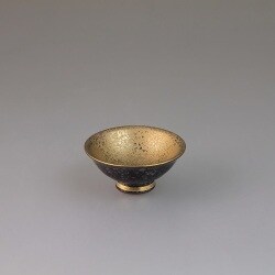 結晶金塗 平盃